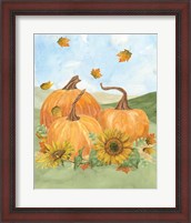 Framed 'Fall Sunshine III' border=