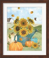 Framed 'Fall Sunshine IV' border=