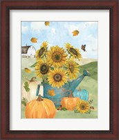 Framed 'Fall Sunshine IV' border=