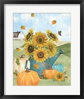 Framed 'Fall Sunshine IV' border=