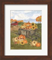 Framed 'Harvest Season III' border=