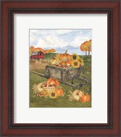 Framed 'Harvest Season III' border=