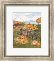 Framed 'Harvest Season III' border=