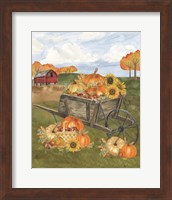 Framed 'Harvest Season III' border=