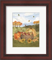 Framed 'Harvest Season V' border=