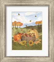 Framed 'Harvest Season V' border=