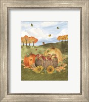 Framed 'Harvest Season V' border=