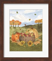 Framed 'Harvest Season V' border=