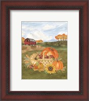 Framed 'Harvest Season VI' border=