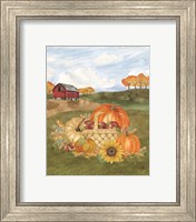 Framed 'Harvest Season VI' border=