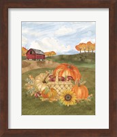 Framed 'Harvest Season VI' border=