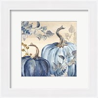 Framed 'Pumpkin Blues II' border=