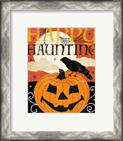 Framed 'Halloween is Calling IV' border=