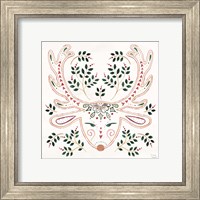 Framed 'Holiday Sparkle IX' border=