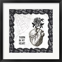 Arsenic and Anatomy I Framed Print