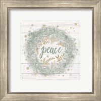 Framed 'Frosty Peace Sage' border=