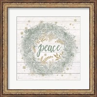 Framed 'Frosty Peace Sage' border=