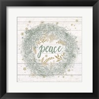 Frosty Peace Sage Framed Print