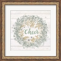 Framed 'Frosty Cheer Sage' border=