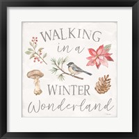 Framed 'Woodland Christmas VII' border=