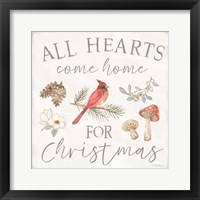 Framed 'Woodland Christmas VI' border=