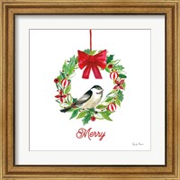 Framed 'Holiday Wreath' border=