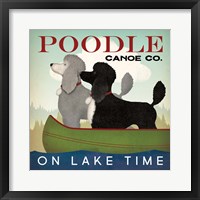 Framed Double Poodle Canoe