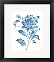 Framed 'Exotic Elegance Floral III' border=