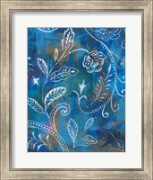 Framed 'Exotic Elegance Diptych II' border=