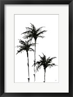 Dark Palms II Framed Print