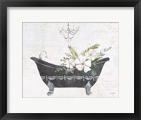 Framed Floral Bath I Flipped