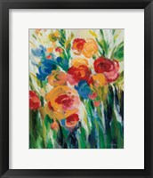 Framed 'Bright Bloom II' border=