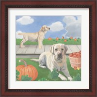 Framed 'Fall at the Farm II' border=