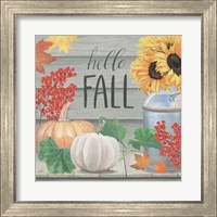 Framed 'Fall at the Farm V' border=