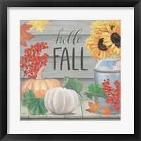 Framed 'Fall at the Farm V' border=