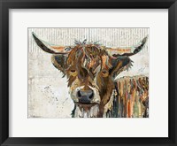 Framed Highland Cow