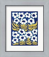 Framed 'Flower Power III' border=