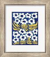 Framed 'Flower Power III' border=