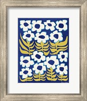 Framed 'Flower Power III' border=