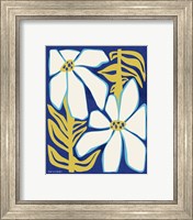 Framed 'Flower Power I' border=