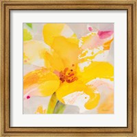 Framed 'Bright Tulips III' border=