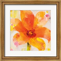 Framed 'Bright Tulips II' border=