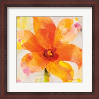 Framed 'Bright Tulips II' border=