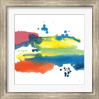 Framed 'Jewel Abstraction III' border=