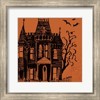 Framed 'Haunted IV' border=