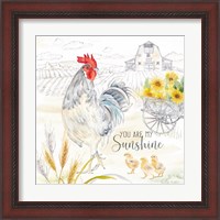 Framed 'Good Morning Sunshine VIII-My Sunshine' border=