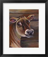 Barn Cow Framed Print