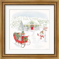 Framed 'Home For The Holidays V' border=