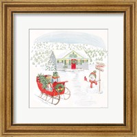 Framed 'Home For The Holidays V' border=