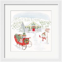 Framed 'Home For The Holidays V' border=